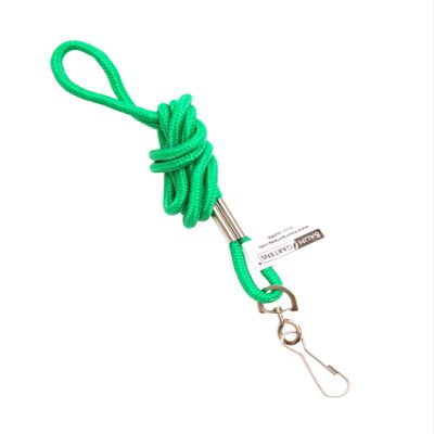 Baumgartens SICURIX Standard Lanyard Hook Rope Style, Green, 18" Large