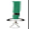 Baumgartens SICURIX Standard Lanyard Hook Rope Style, Green, 18" Large view 2