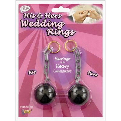 Forum Novelties His and Hers Wedding Rings