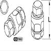 KS TOOLS Micro bit Hexagon, 4mm view 2