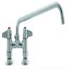 T&S Brass 5F-4DLX12 5F-4Dlx12, Faucet, Deck Mount, 4-Inch Centers, 12-Inch Swivel Spout view 1