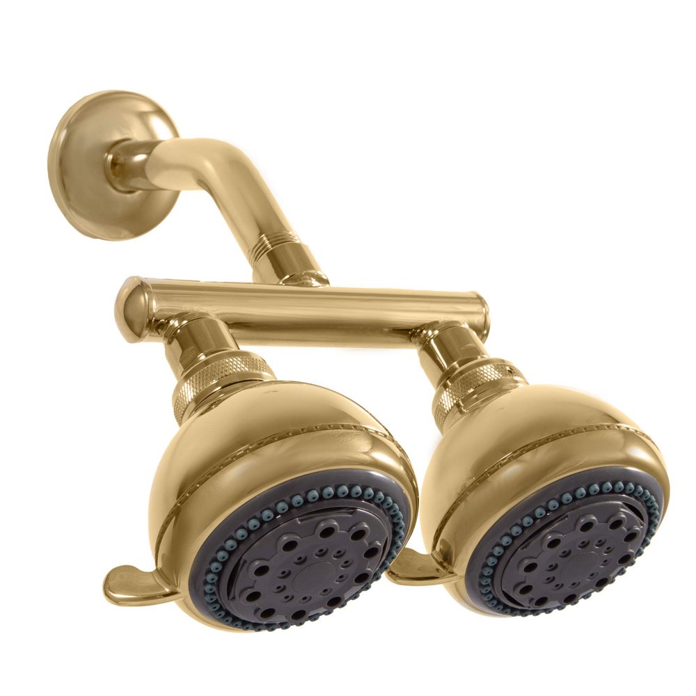 Gold Firstmate Dual Shower Heads
