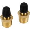 Milton S-684-4 1/4" MNPT Male Tank Valve, includes Protective Caps (Pack of 2) view 4