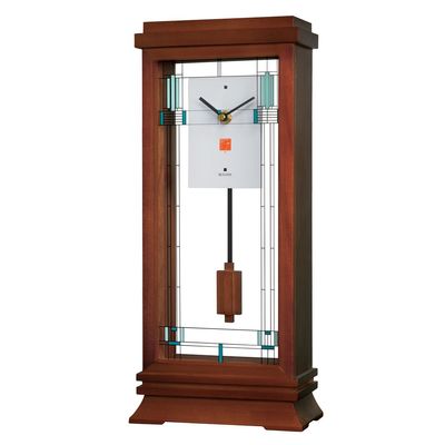 Bulova B1839 Wilits Frank Lloyd Wright Mantel Clock