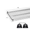 Thunder Group Chrome plated wire shelves 14" x 48" with 4 set plastic chip, comes in 2 shelves view 2