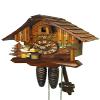 August Schwer Cuckoo Clock Black Forest House, Beer Drinker view 2