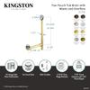 Kingston Brass DTT2181 Tip-Toe Bath Tub Drain and Overflow, Polished Chrome 26.81 x 12 x 3.19 view 4