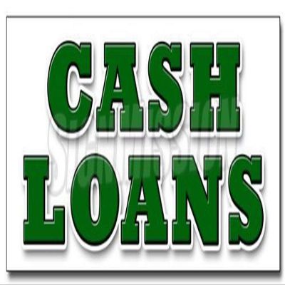 SignMission 36" Cash Loans Decal Sticker Payday Advance Title Pawn Shop for Gold