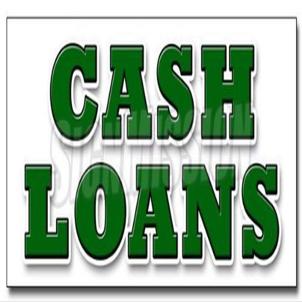 SignMission 36" Cash Loans Decal Sticker Payday Advance Title Pawn Shop for Gold