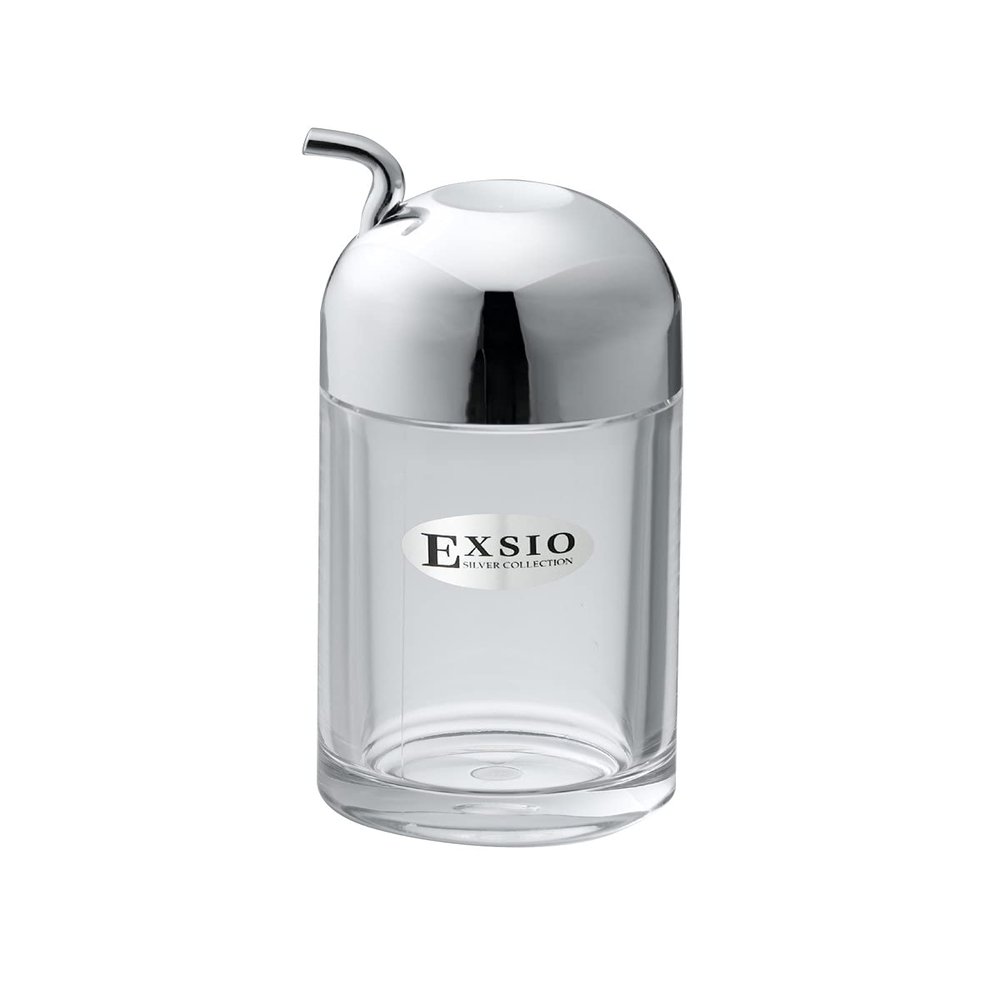 Daiwa Excio EX-6 Soy Sauce Jug, Silver, 7.4 fl oz (210 ml), Drip-proof, Hard to Fall Off, Stylish, Made in Japan, Pack of 1, LL