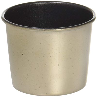 (Endo Shoji) Endoshoji WPL24040 Professional Strong Coated Pudding Cup, No.4, Fluororesin, Stainless Steel, Teflon, Made in Japan