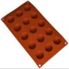 Marttellato SF01935 Flexible Mold, Round, Deep Type, 15 Pieces, Silicone, Italy view 1