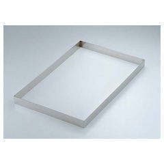 Endo Shoji WSL8201 Commercial Square Ring, French H 1.0 inches (25 mm), 18-8 Stainless Steel, Made in Japan