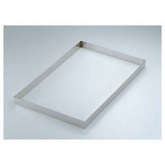 Endo Shoji WSL8201 Commercial Square Ring, French H 1.0 inches (25 mm), 18-8 Stainless Steel, Made in Japan