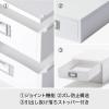 LIKE-IT MX-40 Storage Box, Entrance Storage, Geta Box, Drawer Storage Case, Approx. Width 10.2 x Depth 13.8 x Height 7.2 inches (26 x 35 x 18.2 cm), White (Translucent), Made in Japan view 4