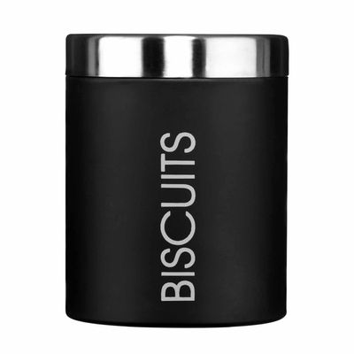 Premier Housewares Liberty Biscuit Canister - Black