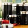 Premier Housewares Liberty Biscuit Canister - Black view 3