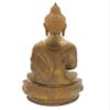 DharmaObjects Buddha Meditation Statue on Lotus Copper Finish Brass 17.5 Inches Tall view 4