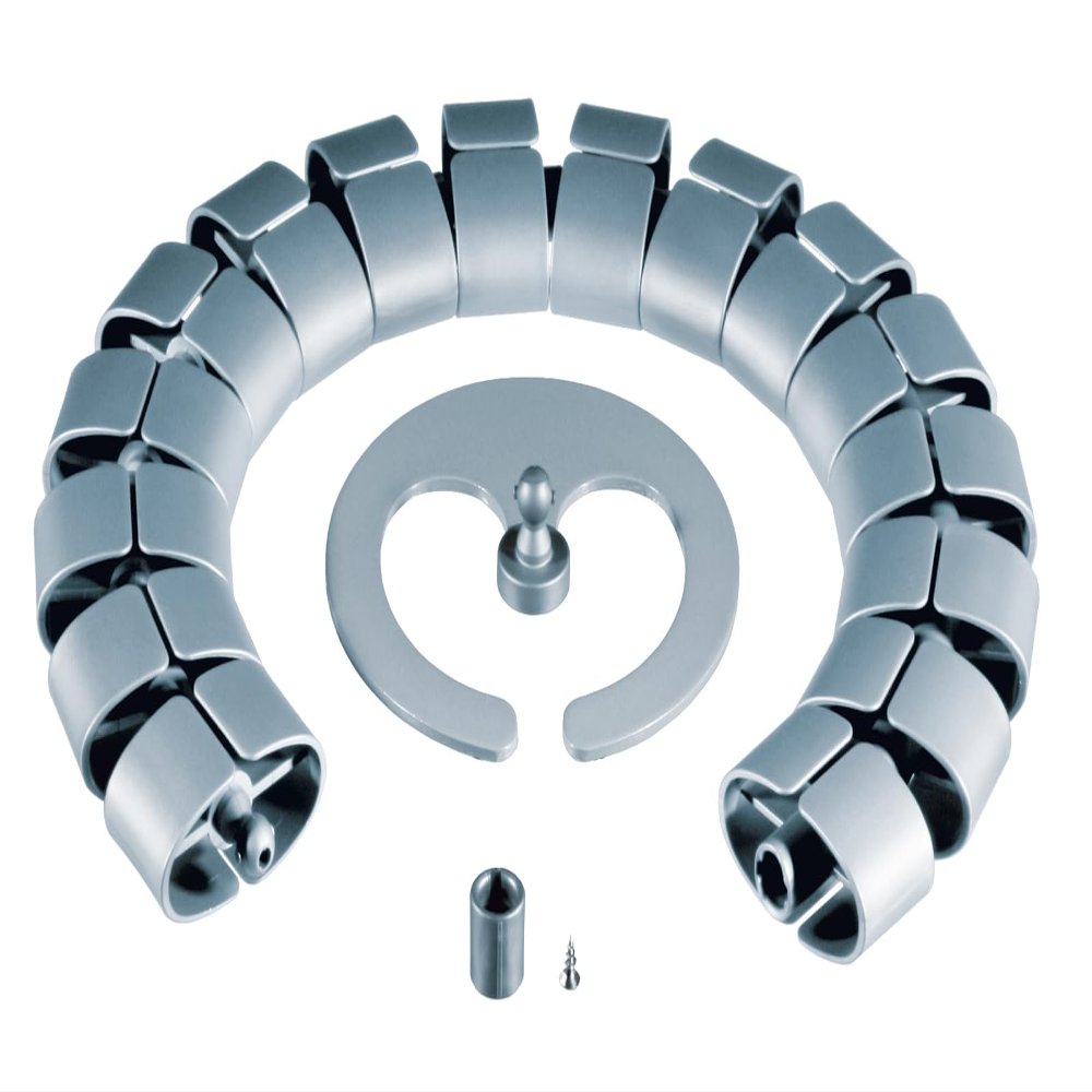 Bachmann Cable Conduit - Silver - 76cm 930.050, Cable Management, 930.050 (930.050, Cable Management, Silver, 0.75 m, 70 mm, 3.5 cm)