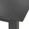 SilkWood Studio Udine 30-Inch Square Breakfast Table with Tapered Legs, Black view 4