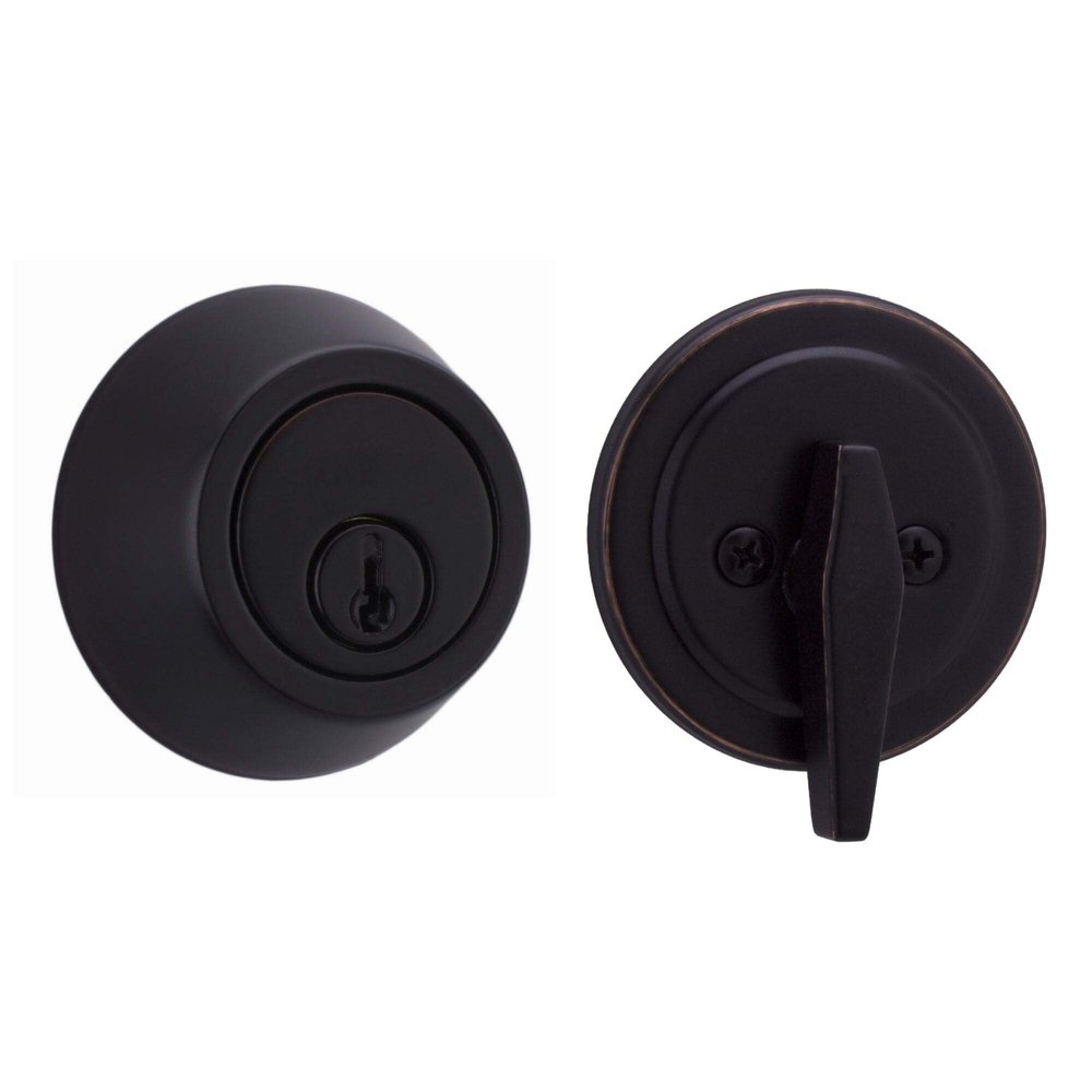 Reliant by Weslock Single Cylinder Deadbolt, Oil-Rubbed Bronze (RE-00271-1-1FR22) - Keyed Entry