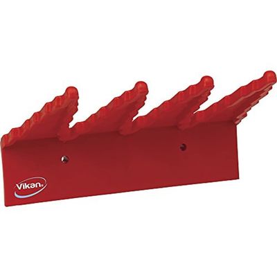 Vikan 06154 Red Reinforced Polypropylene Wall Bracket