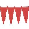 Vikan 06154 Red Reinforced Polypropylene Wall Bracket view 3