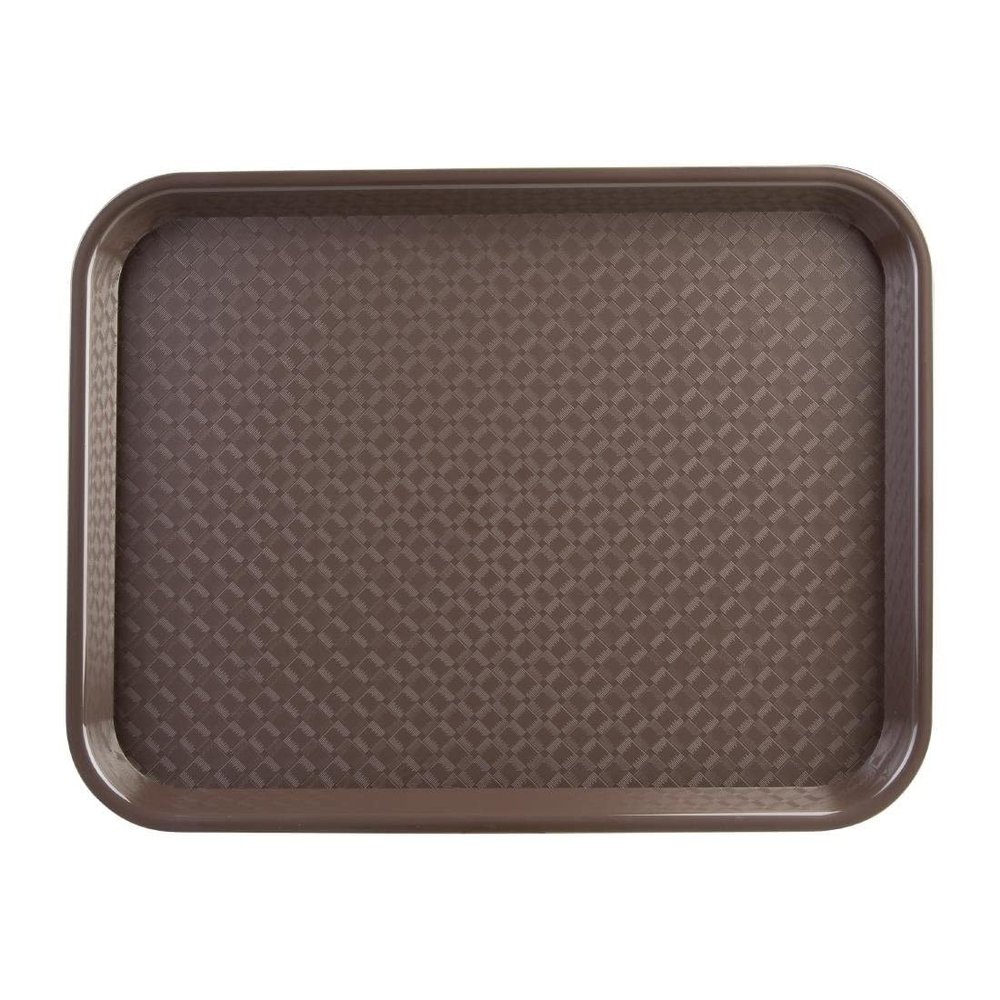 Olympia Kristallon Foodservice Tray Dark Brown - 350x450mm