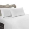 300-Thread-Count 100% Egyptian Cotton (NOT Microfiber Polyester) 300TC Sheet Set, Twin, White Solid 300 TC view 1