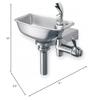 Drinking Fountain, SS, 5-1/2 in. H view 2