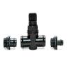 Shut-off valve, water ballast, water flow regulation, water valve view 1