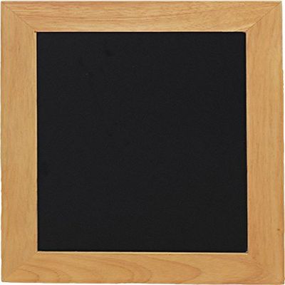 Securit Wall Chalk Board, Hard Wood, Teak, 30 x 40 cm