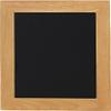 Securit Wall Chalk Board, Hard Wood, Teak, 30 x 40 cm view 1