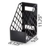 Officemate Recycled Large Magazine File, Black, 6 Each (26083) view 2
