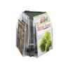 Safco Products 5698CL Reveal Table Top Literature Display, 6 Magazine, Clear view 1