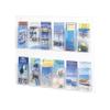 Safco Products 5671CL Clear2c Literature Display, 12 Pamphlet, Clear view 1