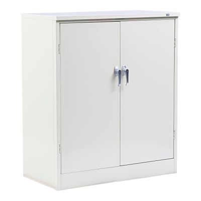 Alera 36 by 18 by 72-Inch Assembled High Storage Cabinet with 2-Adjustable Shelves, Putty