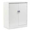 Alera 36 by 18 by 72-Inch Assembled High Storage Cabinet with 2-Adjustable Shelves, Putty view 1