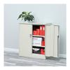Alera 36 by 18 by 72-Inch Assembled High Storage Cabinet with 2-Adjustable Shelves, Putty view 2
