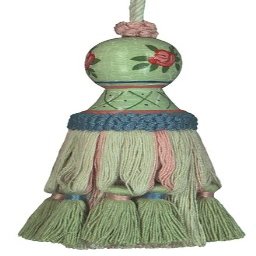 123 Creations C202G.5.5 Inch Laura Green Tassel