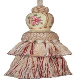 123 Creations C255C.6 inch Annie - Cream Hand Painted Tassel