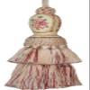 123 Creations C255C.6 inch Annie - Cream Hand Painted Tassel view 1