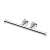 Gatco 4243A Latitude II Double Toilet Paper Holder, Wall Mounted Dual Roll Tissue Holder, Chrome view 1