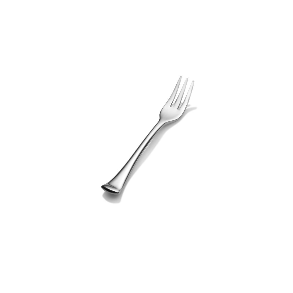 Bon Chef S3208 Stainless Steel 18/8 Aspen Oyster Fork, 4-7/8" Length (Pack of 12)