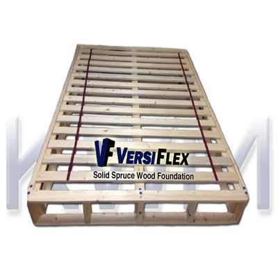 Pure Bliss VersiFlex Mattress Boxspring Foundation - California King (Extra Long) 8". Ideal for Memory Foam, Latex, and air mattresses.