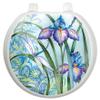 Toilet Tattoos, Toilet Seat Cover Decal, Iris Beauty, Size Round view 2