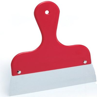 Martellato RAS 5 Stainless Steel Scraper with Plastic Handle, 245 mm, Silver