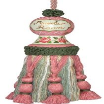 123 Creations C630.7.5 inch Powder Room - Hand Painted Tassel