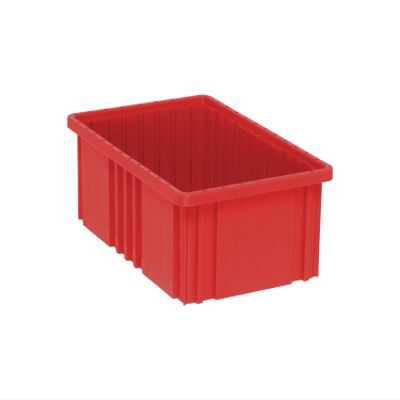 Quantum Storage DG92060 Dividable Grid Heavy Duty Part Organizer Bins - 16-1/2" x 10-7/8" x 6" - 8 Pack