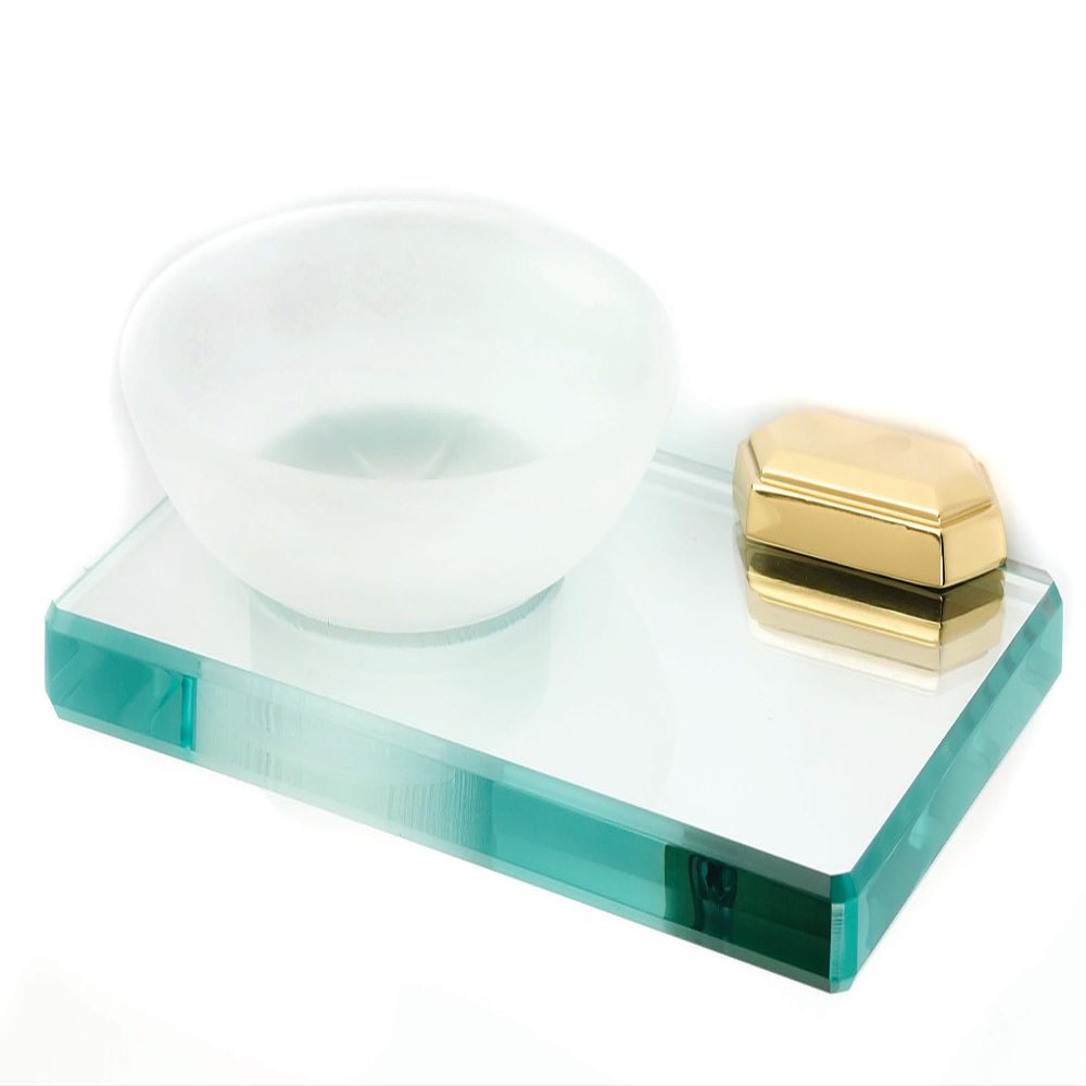 Alno A7730-PB Traditional Nicole Soap Dish, Polished Brass